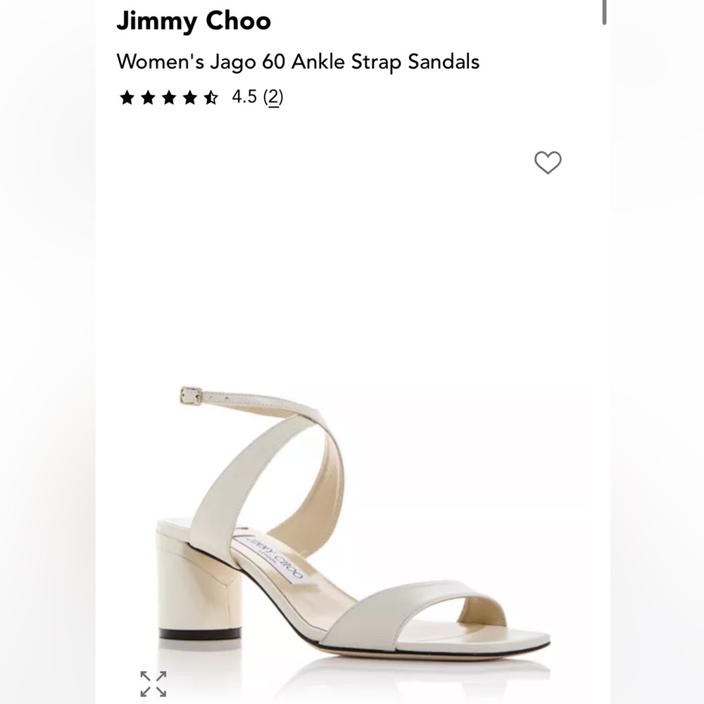 Jimmy Choo Jago Sandals Latte